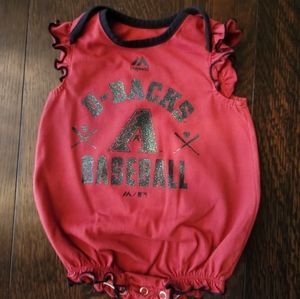 Arizona Diamondbacks ⚾️ Baseball MLB Infant Onesie Size 6/9 Months $10